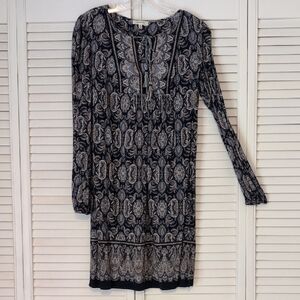 Max Studio Navy Blue Shift Dress